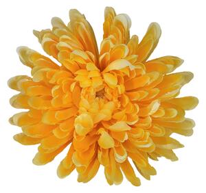 Chryzantéma hlava květu Ø 16cm žlutá umělá