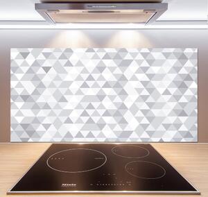 Panel do kuchyně Šedé trojůhelníky pl-pksh-120x60-f-77999938