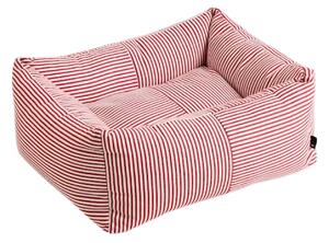 Pelíšek pro psy XS Red / White stripes