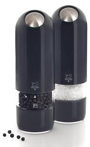 Dárkový set elektrických mlýnků na pepř a sůl bílý ALASKA černá - PEUGEOT
