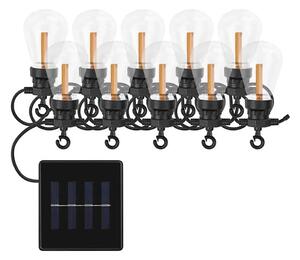LED Solární dekorační řetěz 10xLED/0,6W/1,2V 4,5m IP44 800 mAh