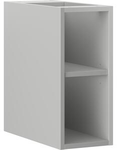 Mexen Box-A, otevřená skříňka s policí 20 cm, šedá matná, 91AX2-0200-470-0-62