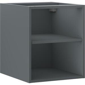 Mexen Box-A, otevřená skříňka s policí 40 cm, grafitová matná, 91AX2-0400-470-0-66