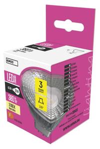 EMOS LED žárovka Classic MR16 / GU5,3 / 4,5 W (28 W) / 380 lm / teplá bílá