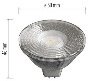 EMOS LED žárovka Classic MR16 / GU5,3 / 4,5 W (28 W) / 380 lm / teplá bílá