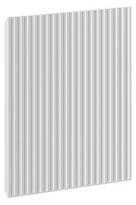 Mexen Mexen, Rýhované čelo pro korpus koupelnové skříňky 30 x 43,5 cm, matná šedá, 91A21-0300-470-1-62