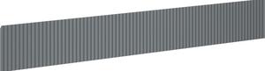 Mexen Mexen, Rýhované čelo pro korpus koupelnové skříňky 120 x 20 cm, grafitová matná, 91A20-1200-235-1-66