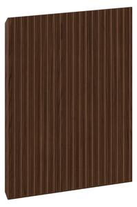 Mexen Mexen, Rýhované čelo pro korpus koupelnové skříňky 30 x 43,5 cm, ořech, 91A21-0300-470-1-86
