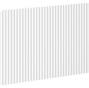 Mexen Mexen, Rýhované čelo pro korpus koupelnové skříňky 40 x 43,5 cm, bílá matná, 91A20-0400-470-1-01