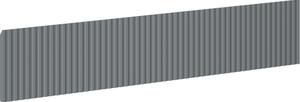 Mexen Mexen, Rýhované čelo pro korpus koupelnové skříňky 80 x 20 cm, grafitová matná, 91A20-0800-235-1-66
