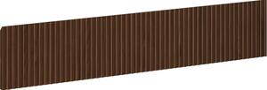 Mexen Mexen, Rýhované čelo pro korpus koupelnové skříňky 80 x 20 cm, ořech, 91A20-0800-235-1-86
