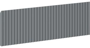 Mexen Mexen, Rýhované čelo pro korpus koupelnové skříňky 60 x 20 cm, grafitová matná, 91A20-0600-235-1-66