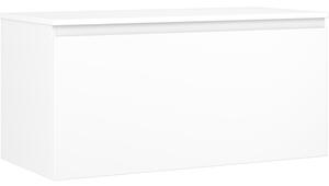 Mexen Orio, koupelnová skříňka 100 cm s horní částí, 1 zásuvka, bílá matná, 91A10-10047-1-BFC01