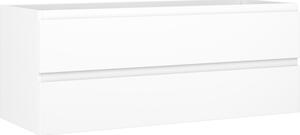 Mexen Orio, koupelnová skříňka 120 cm, 2 zásuvky, bílá matná, 91A10-12047-2-BFF01