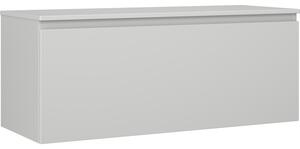 Mexen Orio, koupelnová skříňka 120 cm s horní částí, 1 zásuvka, šedá matná, 91A10-12047-1-BFC62