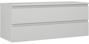 Mexen Orio, koupelnová skříňka 120 cm s horní částí, 2 zásuvky, šedá manta, 91A10-12047-2-BFFC62