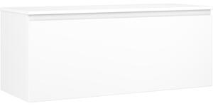 Mexen Orio, koupelnová skříňka 120 cm s horní částí, 1 zásuvka, bílá matná, 91A10-12047-1-BFC01