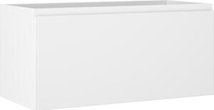 Mexen Orio, koupelnová skříňka 100 cm, 1 zásuvka, bílá matná, 91A10-10047-1-BF01