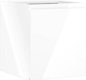 Mexen Orio, koupelnová skříňka 40 cm, 1 dvířka, bílá lesklá, 91A11-04047-1-BF00