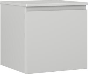 Mexen Orio, koupelnová skříňka 50 cm s horní částí, 1 zásuvka, šedá matná, 91A10-05047-1-BFC62