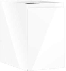 Mexen Orio, koupelnová skříňka 30 cm, 1 dvířka, bílá lesklá, 91A11-03047-1-BF00