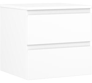 Mexen Orio, koupelnová skříňka 50 cm s horní částí, 2 zásuvky, bílá matná, 91A10-05047-2-BFFC01