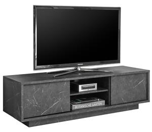 TV stolek CARRARA (Černý mramor)