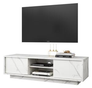 TV stolek CARRARA (Bílý mramor)