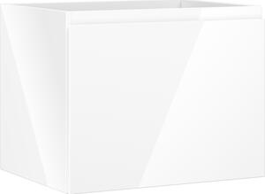 Mexen Orio, koupelnová skříňka 60 cm, 1 zásuvka, bílá lesklá, 91A10-06047-1-BF00