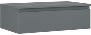 Mexen Orio, koupelnová skříňka 80 cm s horní částí, 1 zásuvka, grafitová matná, 91A10-08023-1-BFC66