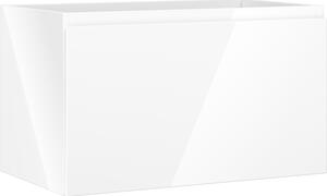 Mexen Orio, koupelnová skříňka 80 cm, 1 zásuvka, bílá lesklá, 91A10-08047-1-BF00