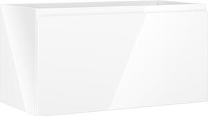 Mexen Orio, koupelnová skříňka 90 cm, 1 zásuvka, bílá lesklá, 91A10-09047-1-BF00