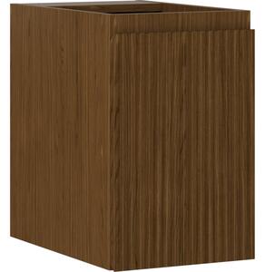 Mexen Rivel, koupelnová skříňka 30 cm, 1 dvířka, drážkovaná, ořech, 91A21-03047-1-BF86