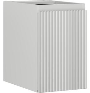 Mexen Rivel, koupelnová skříňka 30 cm, 1 dvířka, s drážkami, šedá matná, 91A21-03047-1-BF62