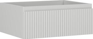 Mexen Rivel, koupelnová skříňka 60 cm, 1 zásuvka, drážkovaná, šedá matná, 91A20-06023-1-BF62