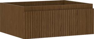 Mexen Rivel, koupelnová skříňka 60 cm, 1 zásuvka, drážkovaná, ořech, 91A20-06023-1-BF86