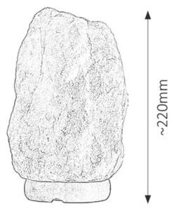 Rabalux ROCK dekorativní solná lampa 4127