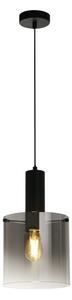 Searchlight 88910-1BK Závěsné svítidlo SWEDEN BLACK kouřové sklo