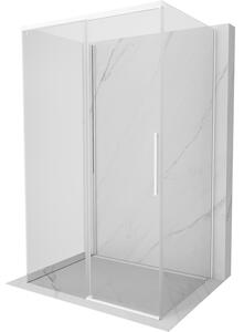 Mexen Rox-3S, 3-stěnný výsuvný sprchový kout 105 x 70 cm, 8mm čiré sklo, bílý profil, 8C2-105-070-20-00-3S