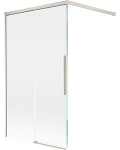 Mexen Rox, 2-křídlová posuvná vanová zástěna 100 x 150 cm, 8mm čiré sklo, ocelový profil, 8C9-100-003-97-00
