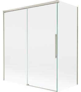 Mexen Rox, 2-křídlová posuvná vanová zástěna 140 + 70 x 150 cm, 8mm čiré sklo, ocelový profil, 8C9-140-070-97-00