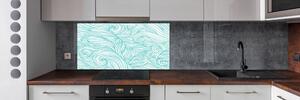 Panel do kuchyně Modré vlny pl-pksh-120x60-f-82527147