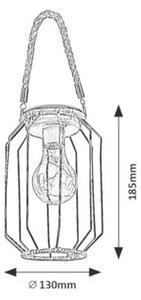 Rabalux SLUIS LED venkovní solární lampa 77046