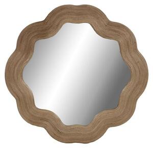 Zrcadlo Pomax Reflet, přírodní design, průměr 70 cm, šířka 2,5 cm