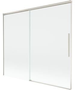 Mexen Rox, 2-křídlová posuvná vanová zástěna 180 x 150 cm, 8mm čiré sklo, ocelový profil, 8C9-180-001-97-00