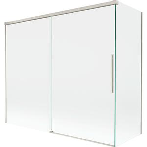 Mexen Rox, 2-křídlová posuvná vanová zástěna 180 + 80 x 150 cm, 8mm čiré sklo, ocelový profil, 8C9-180-080-97-00