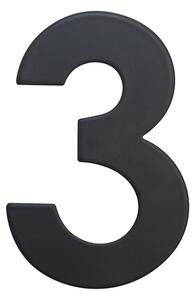 Domovní číslo "3", RN.75L, černá