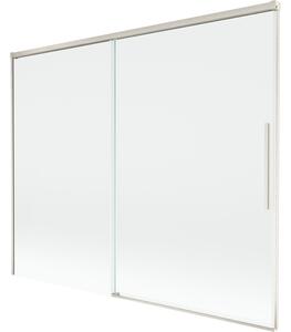 Mexen Rox, 2-křídlová posuvná vanová zástěna 190 x 150 cm, 8mm čiré sklo, ocelový profil, 8C9-190-001-97-00