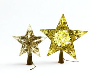 Světelná LED hvězda na stromeček, 30cm, různé barvy na výběr Barva: Studená bílá