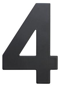Domovní číslo "4", RN.75L, černá